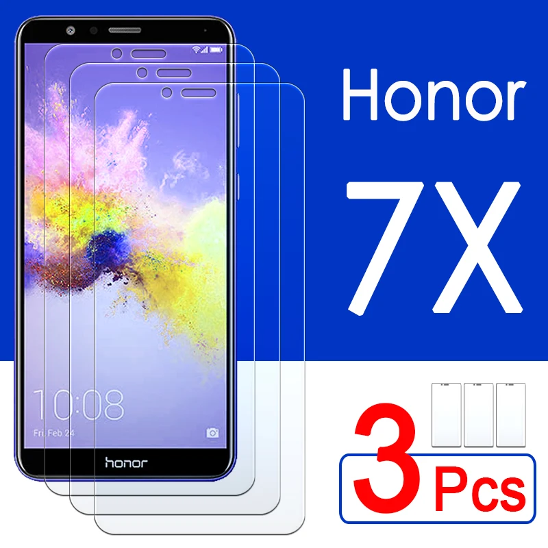 

Protective Glass For huawei honor 7x tempered 7 x Screen protector glas honor7x huawei7x x7 Armored Sheet film 1 - 3 pcs