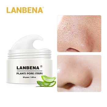 

LANBENA Face Mask Blackhead Remover Nose Mask Pore Strip Black Mask Peeling Acne Treatment Deep Cleansing Oil Control Skin Care