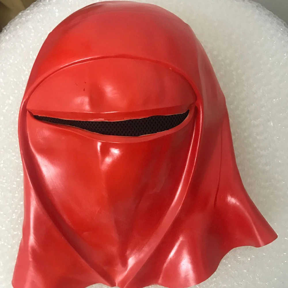 New Star Wars Imperial Guard Helmet Royal Guard Cosplay Red Mask Latex Full Head