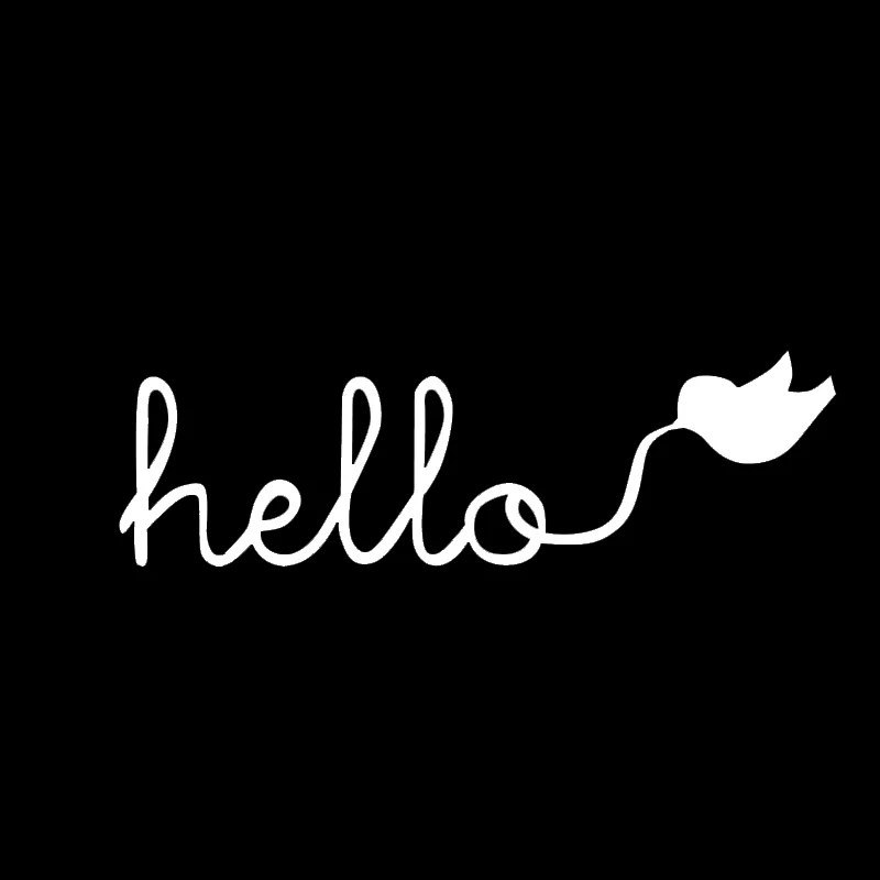 

Hello Wall Decal Inspiration Quote Door Decal Simple Design Style Welcome Wall Stickers Home Decor Removable Pvc Art Wallpaper