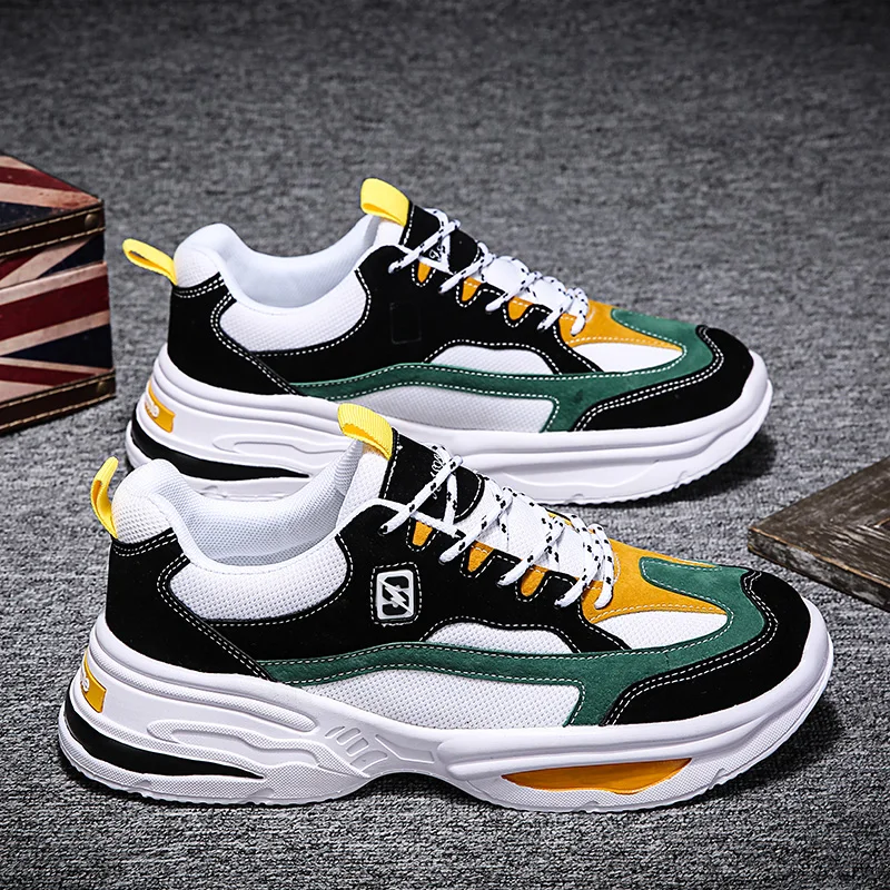 2020 New Mens Sneaker Colorful Gym Shoes Thick Bottom Platform Panda Triple S Male Light Super Running Masculino Size 39-44 | Обувь