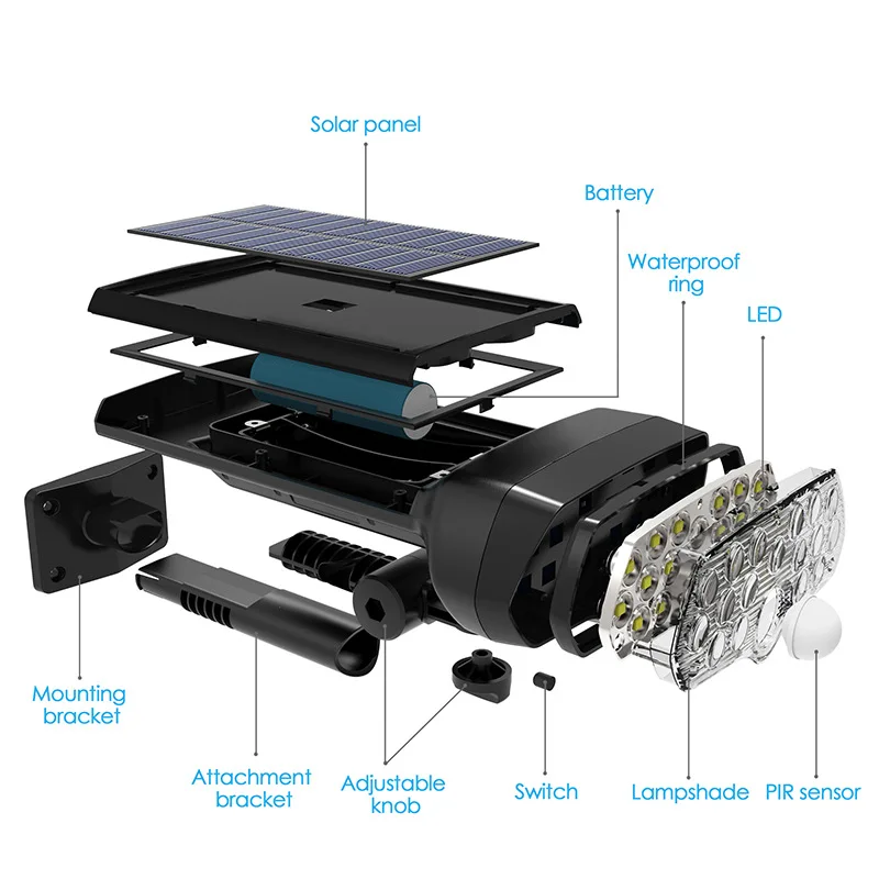 Nieuwe Солнечная 16Corey Led PIR Bewegingssensor Lichten наружная Водонепроницаемая Ip65 Muur Солнечная licht Voor Tuin дворовая лампа аварийная