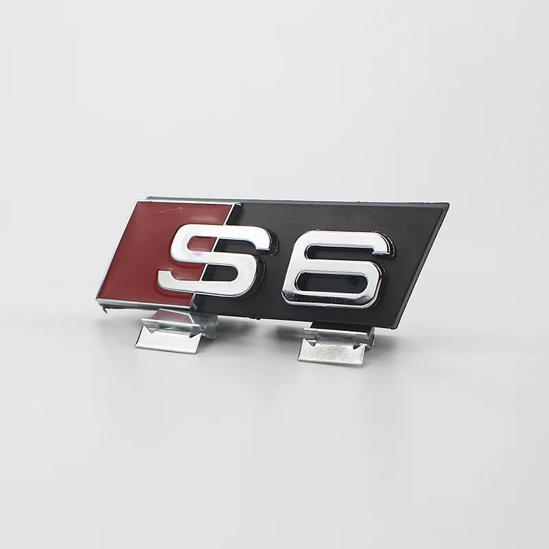 Suitable for Audi A4L Modified A6L A3A5A8S4S5S6 Car Auto Logos Modified Grille Car Labeling