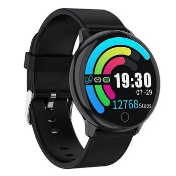 

Q16 Full Round Press Control Heart Rate Blood Pressure Physiological Monitor Bracelet Fitness Tracker Smart Watch