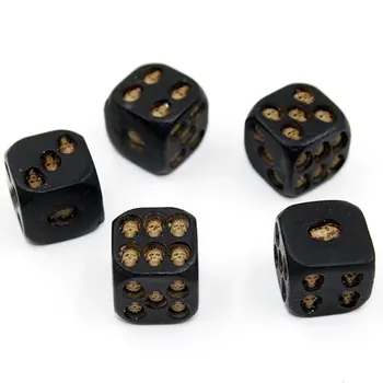 

5Pcs/set Creative Skull Bones Dice Six Sided Skeleton Dice Club Pub Party Game Toys Resin Dice for Children Adults