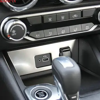 

BJMYCYY Stainless steel decorative panel of automobile cigarette lighter for Nissan Sylphy 14th generation Sentra 2019 2020