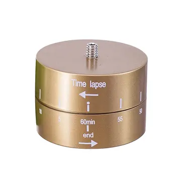 

60min Time Lapse 360 Degree Rotating Automatic Timer Tripod Head Photography Delay Tilt Head for GoPro