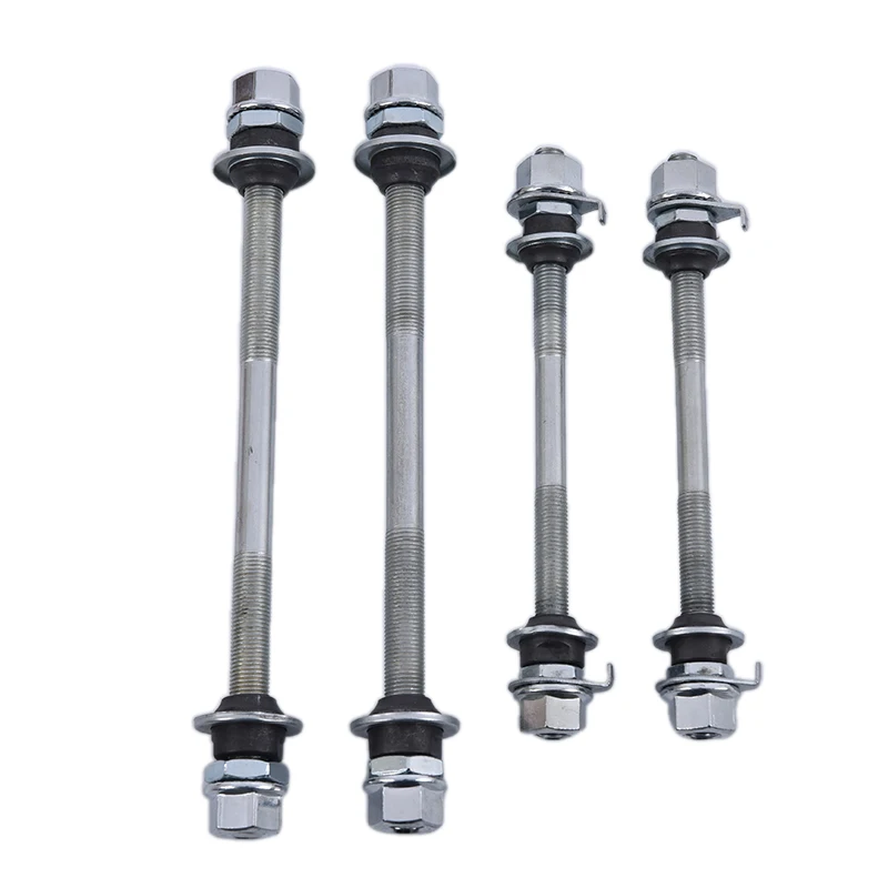 150/180mm Bicycle Wheel Hub Axle Front Rear Steel Solid Spindle Shaft