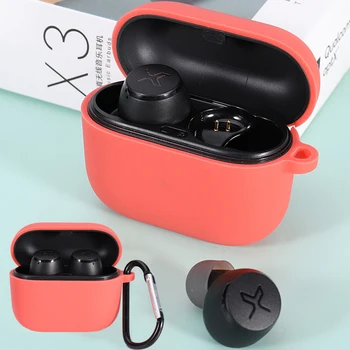 

Soft Silicone Case for Xemal X3 Protective Cover Cute Strap Lanyard for Xemal X3 Mini Buds Cases Bluetooth Headset Charging Box