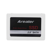 Arealer 2,5 дюйма SSD 8 Гб оперативной памяти, 16 Гб встроенной памяти, 32 ГБ, 64 ГБ, 1 ТБ твердотельный накопитель SSD SATA 3 твердотельный накопитель Высокая Скорость накопитель для настольных белый