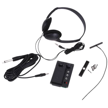 

1 Set Violin Equalizer Pickup Preamp EQ with Piezo, Electric Violin Accessory DIY with Plug Output Cord