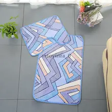 FAROOT и множество других Набор ковриков для ванны нескользящие для ванной комнаты коврик плюшевые домашний туалет коврик моющиеся 3 Кол-во ковров