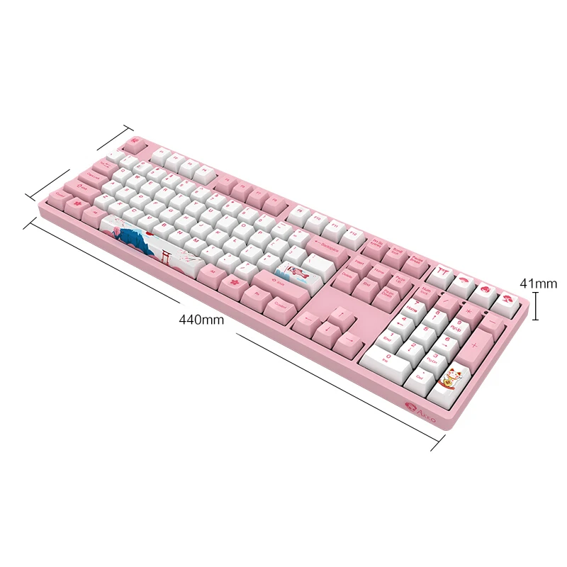  Original AKKO 3108 V2 Gaming Mechanical Keyboard 108 Keys 85% PBT USB Type-C Gaming Keyboard for Co