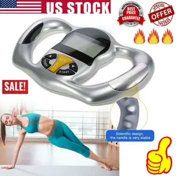 

Portable Digital LCD Screen Handheld BMI Tester LCD Body Fat Monitor Health Care Analyzer Fat Meter Detection slim slimming tool