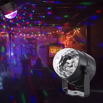 

Strobe Light Dance Lamp Stage Light Fantastic Luminous with Remote Control 7 Colors Christmas Decor Party Holiday Lighting