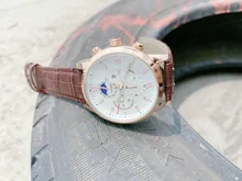 LIGE-reloj analógico con correa de cuero de moda para hombre, accesorio de pulsera de cuarzo resistente al agua con tapa luminosa, complemento Masculino de marca de lujo, nuevo, 2021