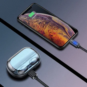 

Wireless Touch Control Earbuds 5.0 Mic Mini Wireless Bluetooth Headset Sports Stereo Music Game Earphone for IOS Android Phones