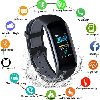 

Z17C Smart Watch Men Women Waterproof Heart Rate Monitor Blood Pressure Fitness Tracker Smartwatch Sport Watch for IOS Android