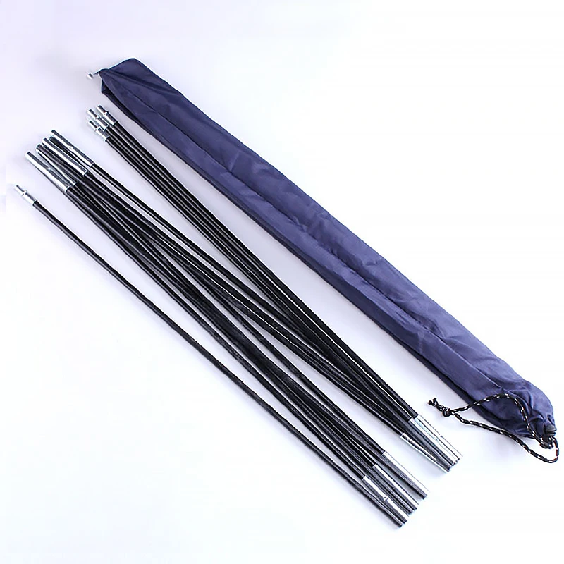 

2Pcs/Set Tent Rod Fiberglass Camping Tent Pole 7mm Tent Supporting Rod Outdoor Camping Canopy Awning Frames Accessory