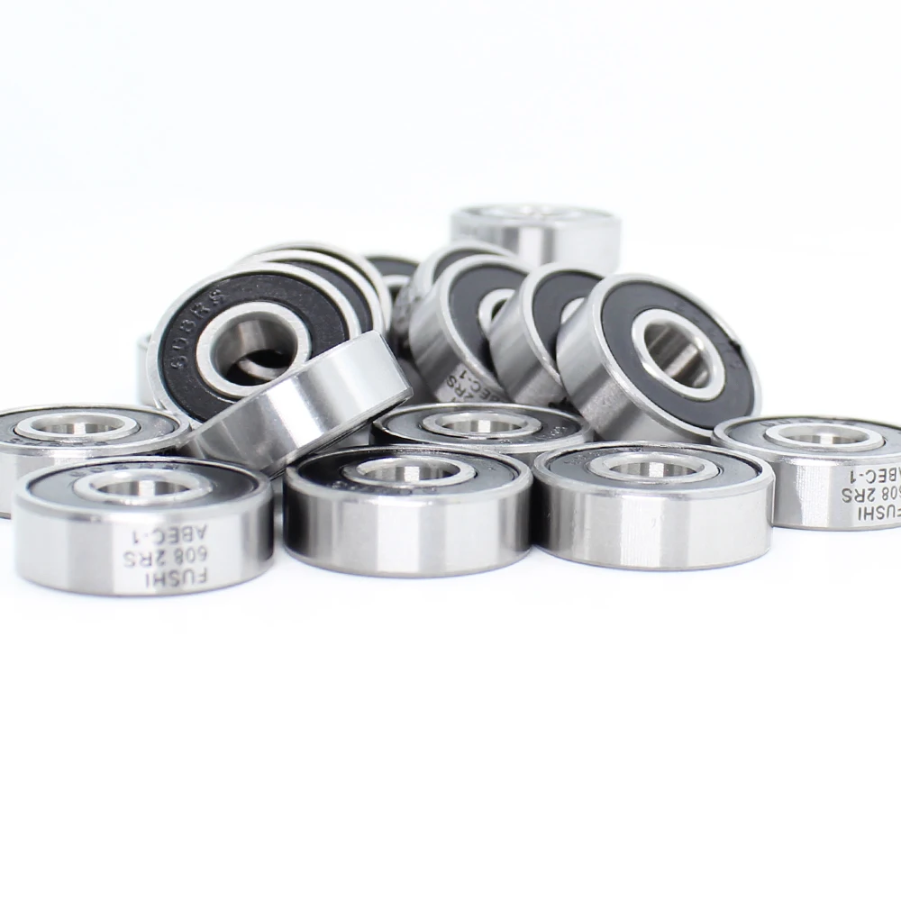 608RS Bearing 8x22x7 mm ( 20 PCS ) ABEC-1 Miniature Skateboard 608-2RS Ball Bearings 608 RS 2RS