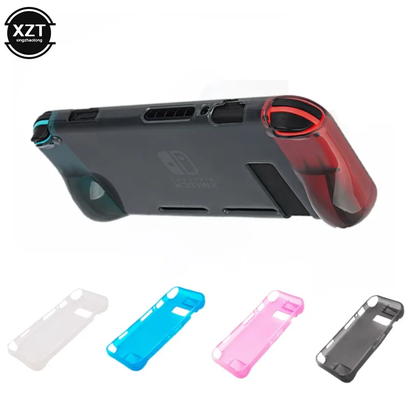 NintendoSwitch 컨트롤러 콘솔 용 케이스 소프트 TPU 핸드 그립 보호 케이스 스킨 커버 Nintendo Switch NS Joycon 홀더