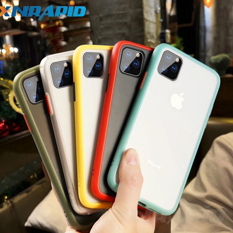 Для iPhone 11 Pro Max 11Pro чехол из прозрачного силикона противоударный для XS XR X 6s 6 7 8 Plus |