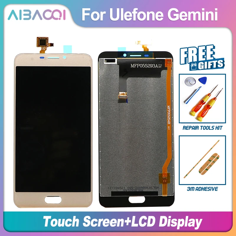 

New Original Ulefone Gemini 1920X1080 LCD Display+5.5 inch Touch Screen Assembly Repair Part For Ulefone Gemini