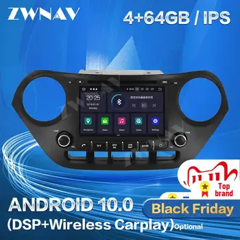 

Carplay For Hyundai I10 I-10 2013 2014 2015 2016 2017 2018 2019 Android 10 Player GPS Auto Audio Stereo Radio Recorder Head Unit