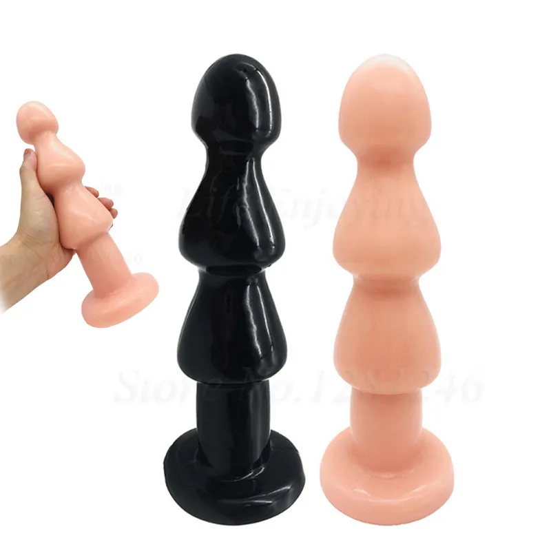 New Flexible Big Dildo Anus Backyard Beads Anal Balls Plug Prostata Massage Butt Adult Sex Toy for Woman Men Gay | Красота и здоровье