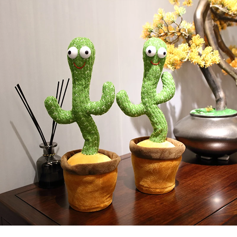 サボテンぬいぐるみ電子振動ダンスおもちゃ歌かわいいダンスサボテン幼児教育玩具誕生日ギフト Aliexpress Toys Hobbies