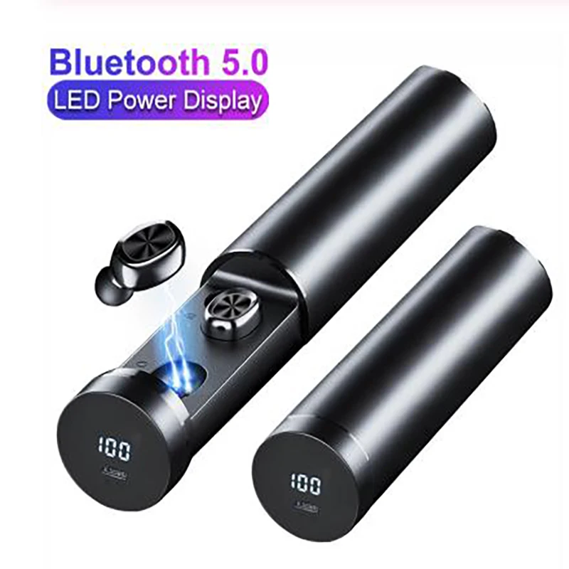 B9 TWS Wireless Earphone Headphones 8D HIFI Bluetooth 5 0 Sport MIC Earbuds LED Display Gaming Music Headset For phones