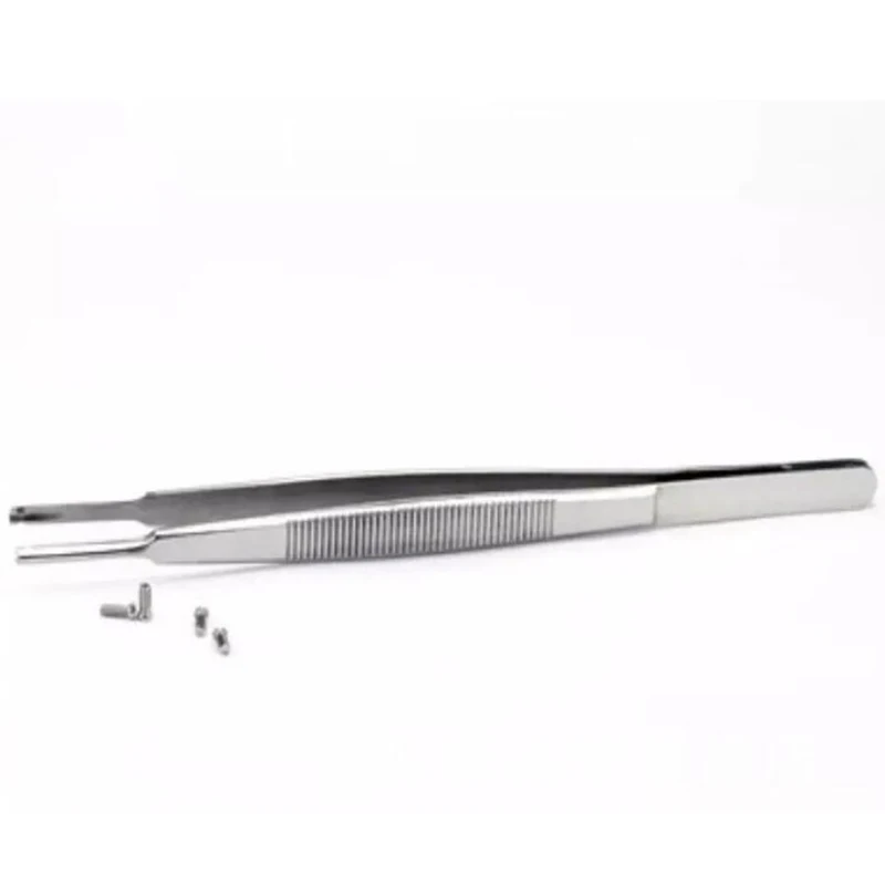 Tweezer Tool Eyeglasses Repair Tweezers Stainless Steel Mini Screws Holder Tweezers Clip Glasses Watch Small Electronics Repair