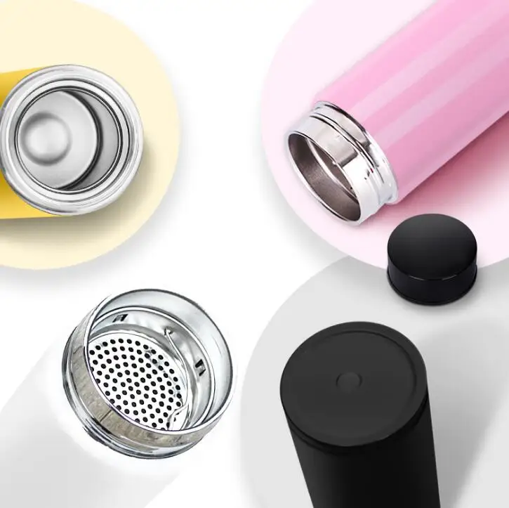 Best Candy Color Vacuum Cup Stainless Steel Thermos Bottle Straight Cup Thermal Bottle for Water Insulated Leakproof Car Coffee Mug