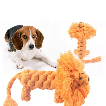 

1Pc Tough Strong Chew Knot Toy Pet Puppy Healthy Teeth Rope Popular Dog Interactive Teeth Grinding Toys Puppy Favorite