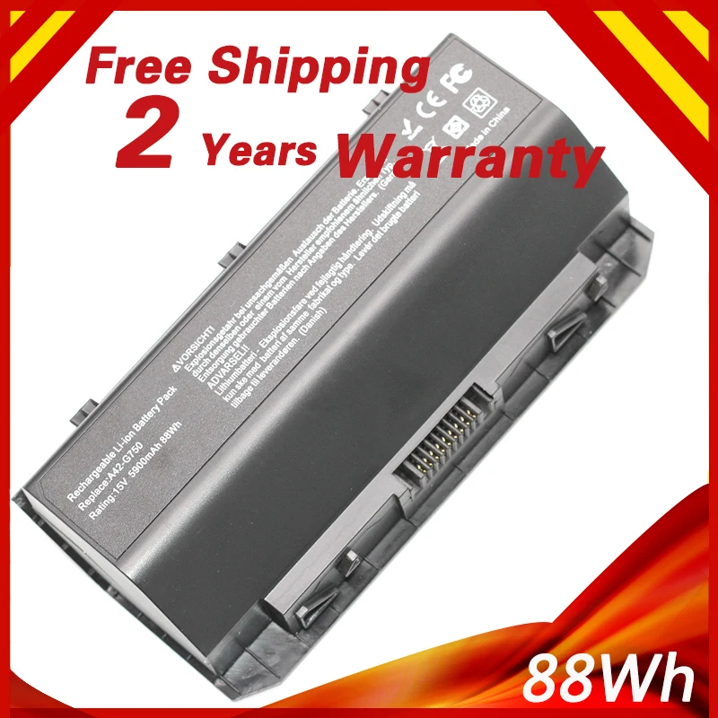 Golooloo 15V 88Wh A42-G750 Аккумулятор для ноутбука ASUS G750J G750JH G750JM G750JS G750JW G750JX G750JZ CFX70 CFX70J |