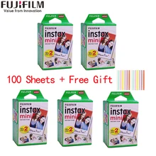 10-100 листов Fuji Fujifilm instax mini 9 пленок с белым краем 3 дюймовая широкая пленка для мгновенной камеры mini 8 9 7s 25 50s 90 фотобумага