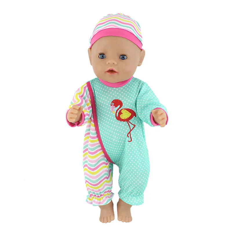 Костюм для куклы, подходит для 43 см, Детская кукла, кукла реборн, детская одежда - Цвет: s17