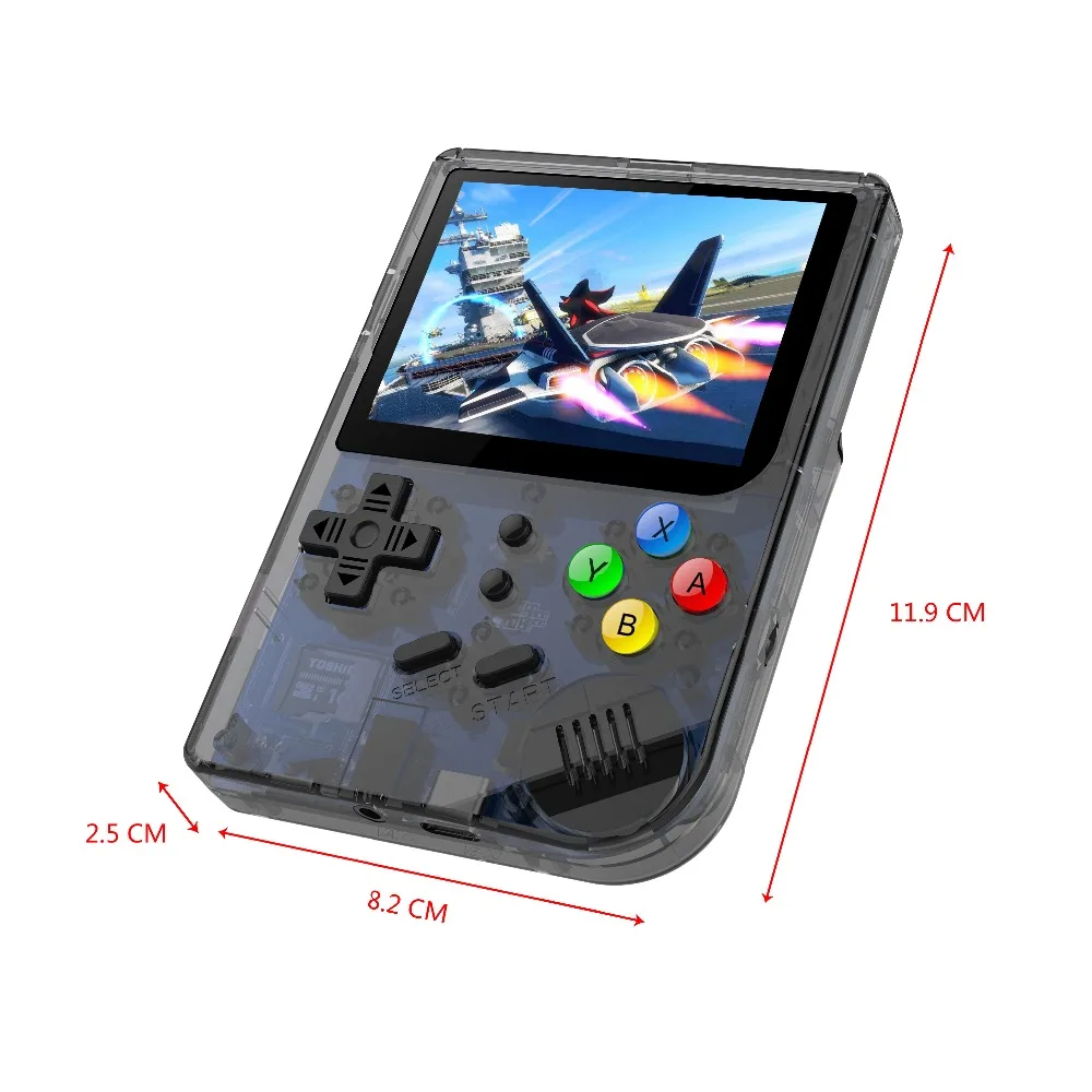 Новые 3 дюймовые видеоигры Rg300 ретро-консоль 16GB Встроенный 3000 Игры Портативный игровой плеер открытая система Поддержка загрузки игр
