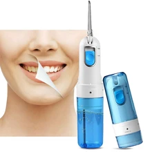 Стоматологический Ирригатор для чистки зубов, электрическая струя воды, портативный водный Флоссер, полоскание рта, 5 насадок, ирригатор для полости рта