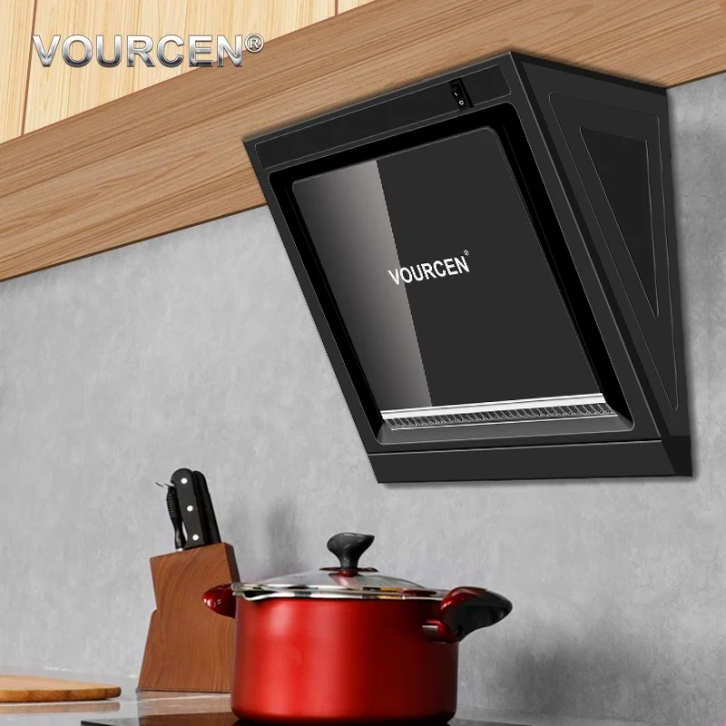 Range hood side suction household simple kitchen small large suction single stove mini range hood exhaust fan