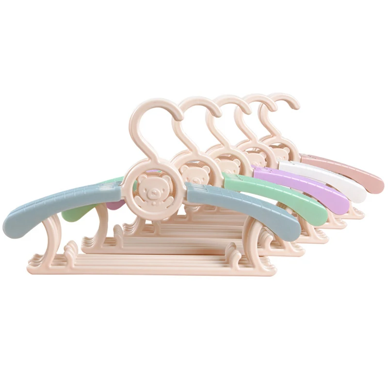 

28.5Cm PP Children'S Hangers Home Multi-Function Hangers Telescopic Baby Hangers