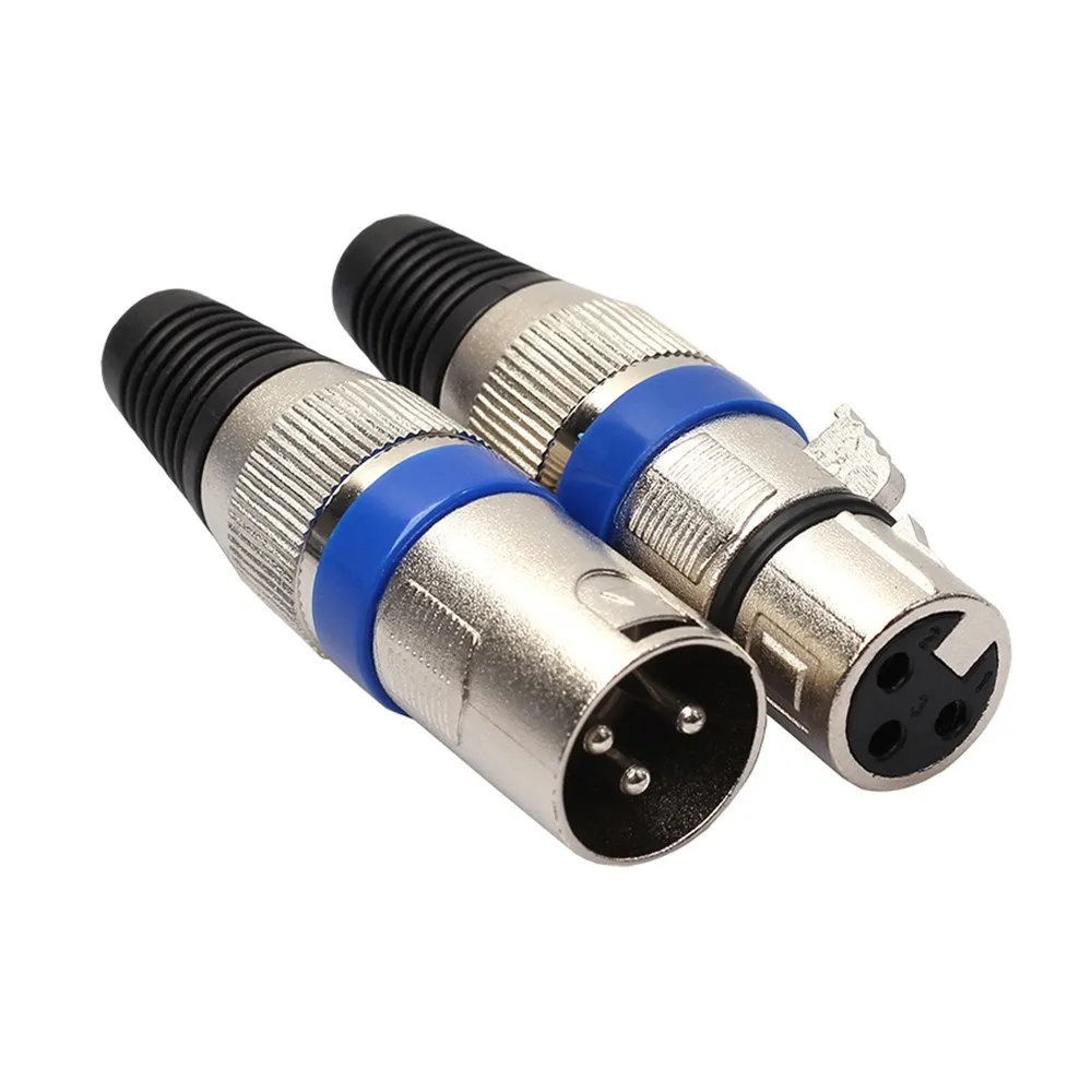 XLR Мужской Женский Разъем 3 Pin Cannon адаптер для сращивания аудио Джек микрофон