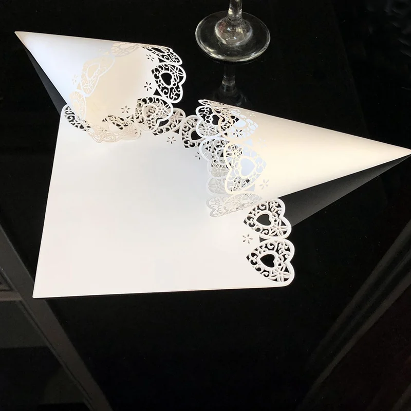 50 шт. выдалбливают Белый простой в использовании DIY аксессуар для событий рассеянные Цветы вечерние цилиндр с цветком легкий конфетти бумажный стаканчик свадьба