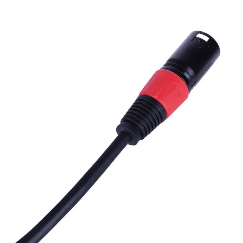 0 2 м XLR 3 контактный штекер к 5 мм TRS 1/8 дюймов женский стереокабель удлинитель