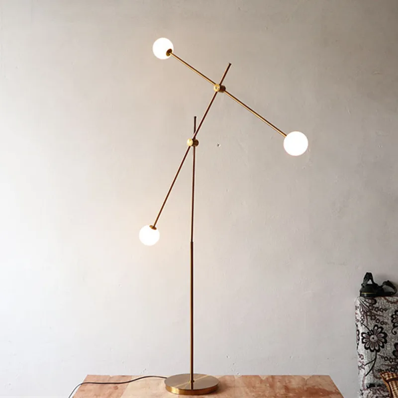 Japanese floor lamp minimalist wooden for Living Room Southeast Asian Rattan Bamboo Led E27 standing led | Освещение