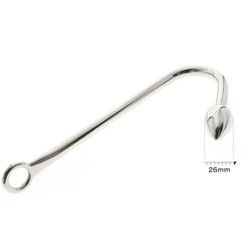 Type 4 Stainless Steel Anal Hook Replaceable Hole Metal Butt Plug Anal Couple Sex Toy Adult Anal Plug BDSM Toy Sex Toy 4