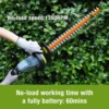WORKPRO 20V Electric Cordless Household Trimmer Hedge Trimmer Quick Charge Rechargeable Electric Trimmer Pruning Saw with Blade 4