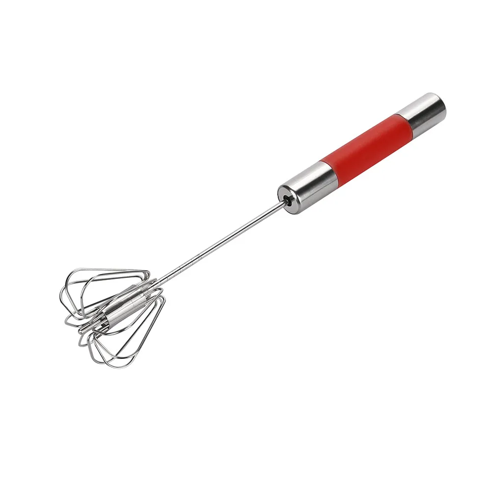 Stainless Steel Semi-Automatic Whisk Mixer Balloon Egg Milk Beater Cooking Tool Egg Blending Stirring Hand Whisk Kitchen Tools