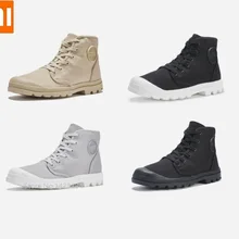 Xiaomi ULEEMARK/Мужская и Женская рабочая обувь высокого качества; нескользящие износостойкие дышащие ботильоны; рабочие ботинки; высокие ботинки на шнуровке