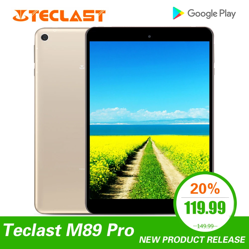 Teclast M89 Pro 7.9 inch 3GB RAM 32GB ROM IPS X27 Deca Core 5.0MP 2048×1536 Type-C 2.4G+5G Dual-ban